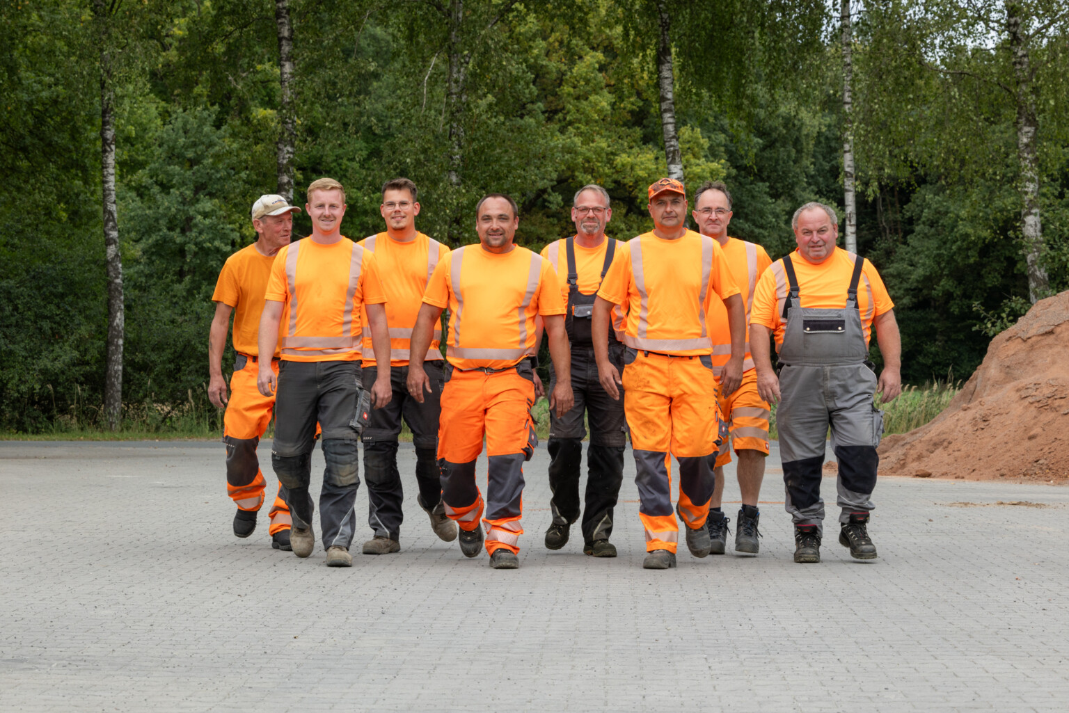 Mitarbeiter in Gruppe